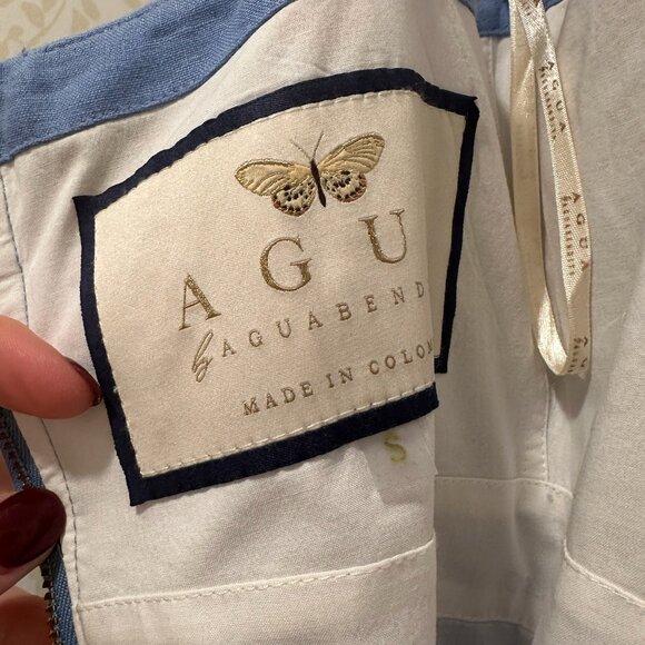 Agua by Agua Bendita Lima Dahlia Linen Maxi Dress - Picture 5 of 5